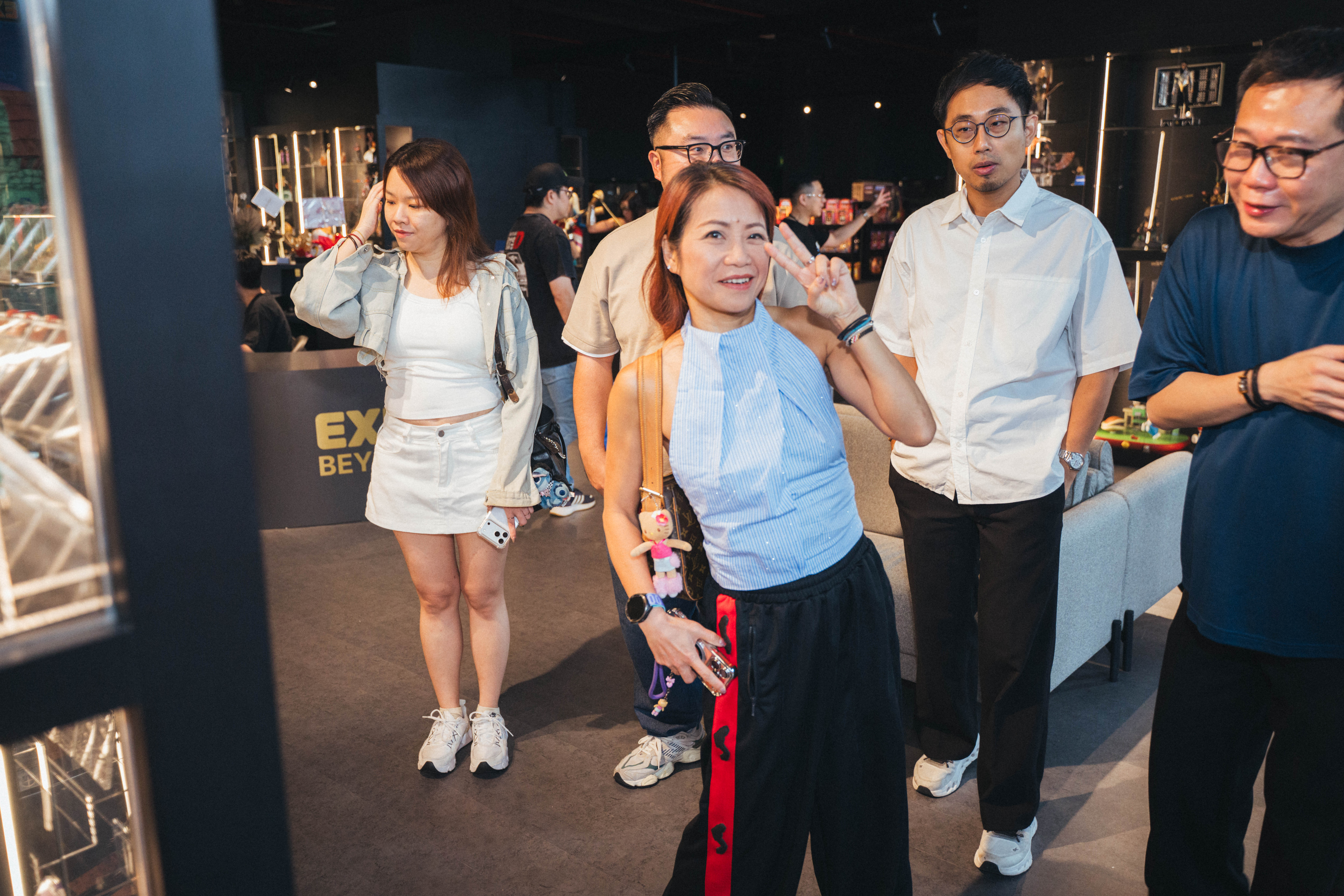 Guests enjoying the CAW grand opening